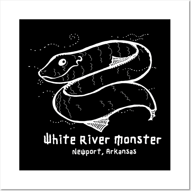 White River Monster Wall Art by ArtEnceladus